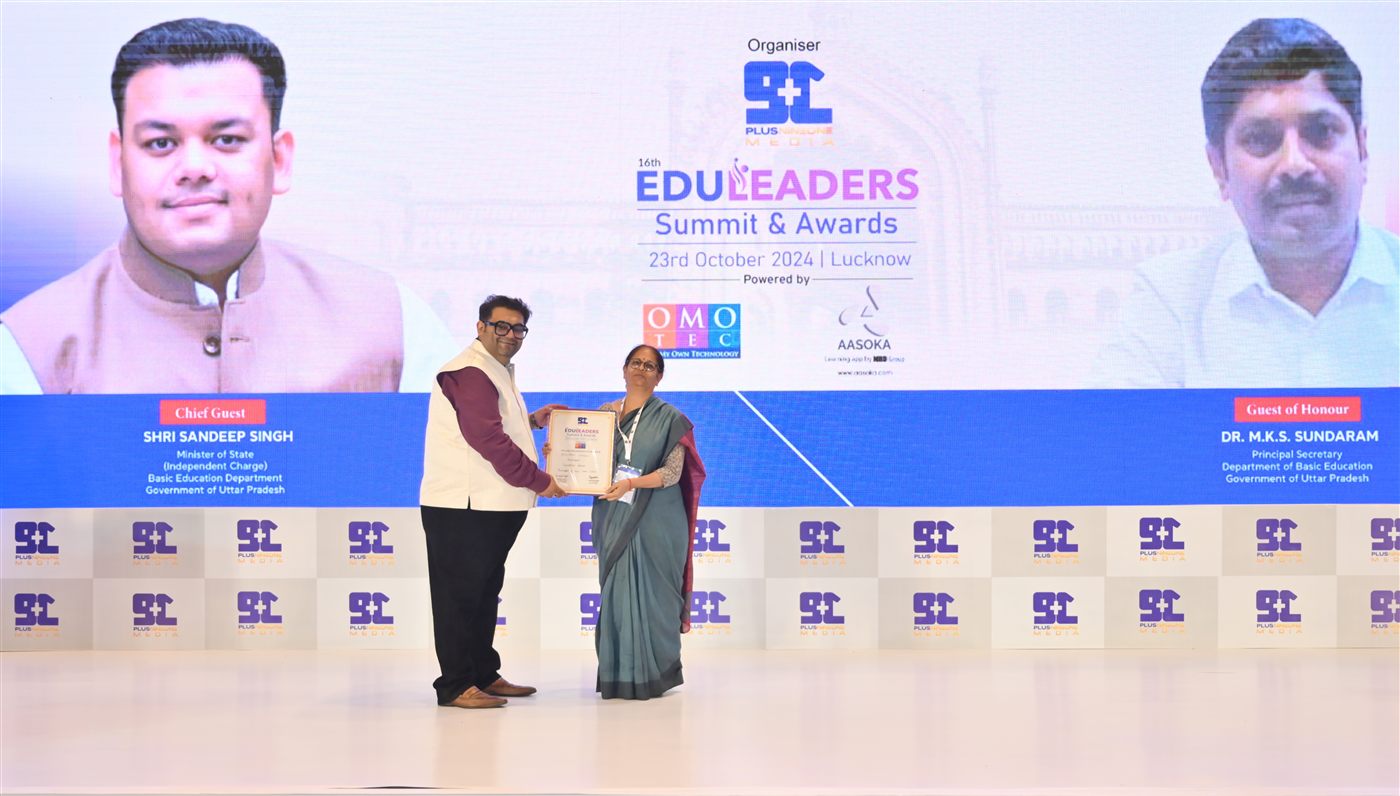 Scholars' Home on stage at a national education awards ceremony