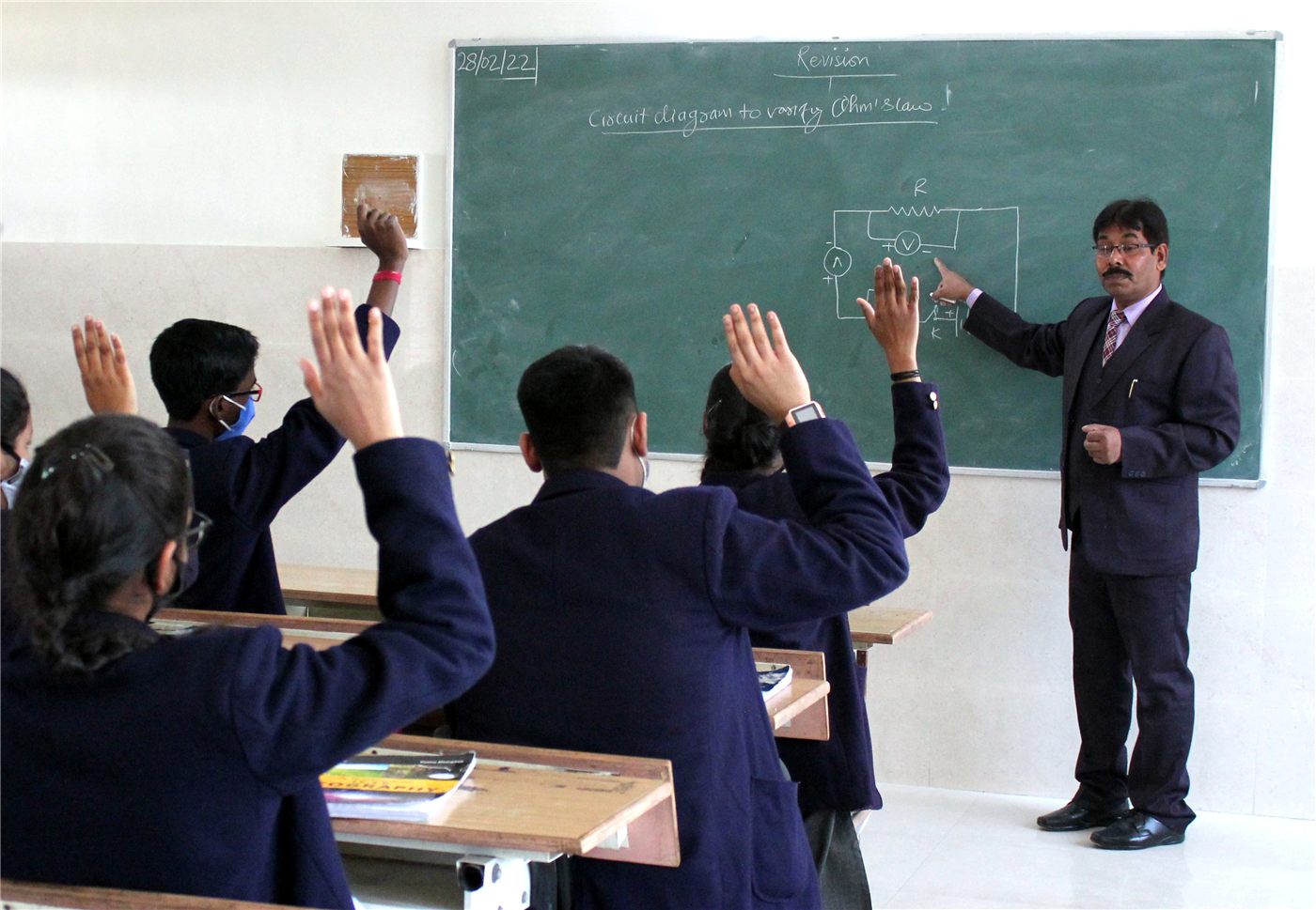 Senior ICSE and ISC classroom at Scholars' Home, best ICSE school in Lucknow