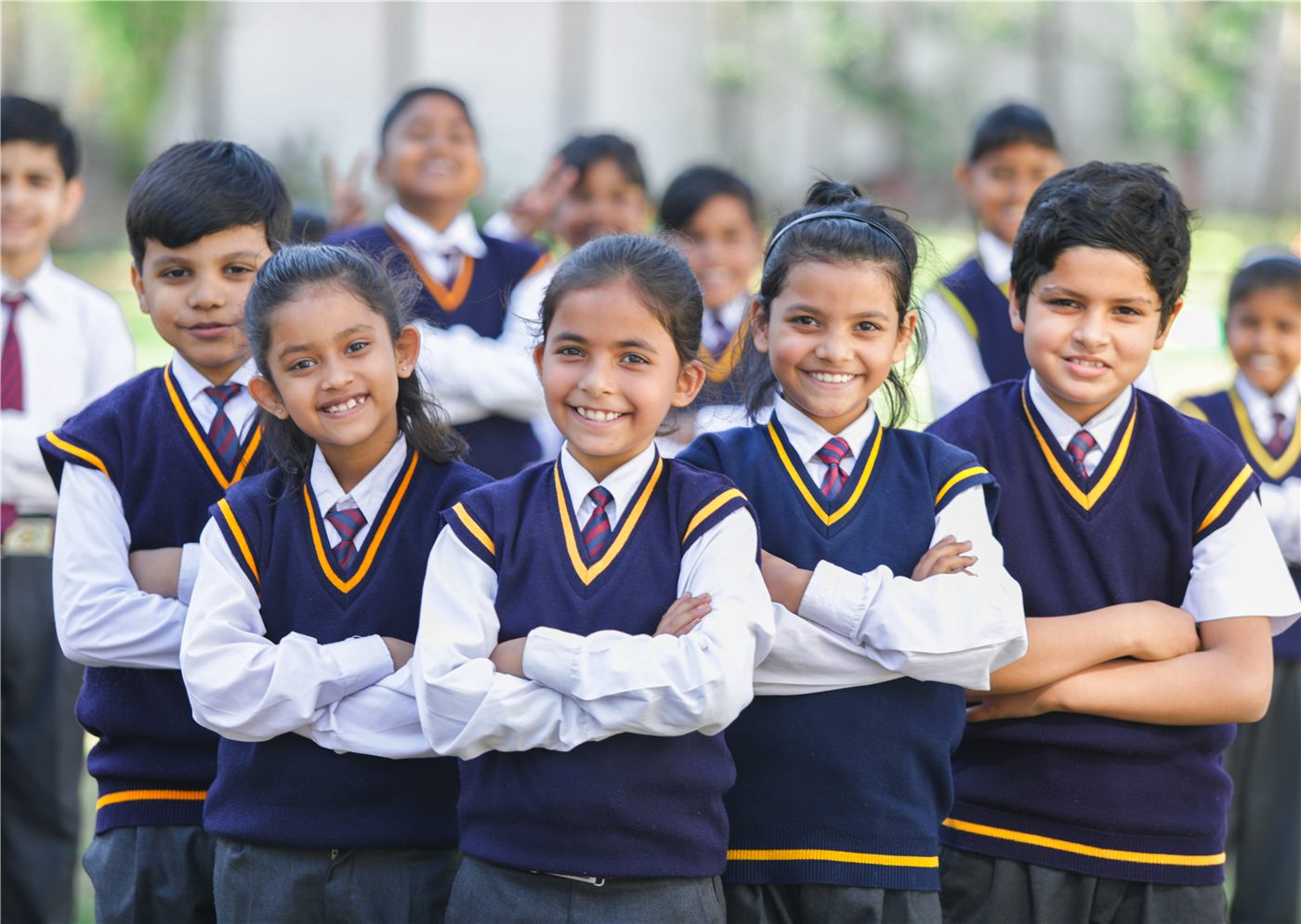 Confident students of Scholars' Home, the best school in Lucknow