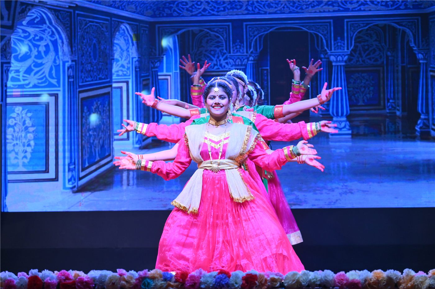 Group dance at Scholars' Home annual function, Gomti Nagar Lucknow