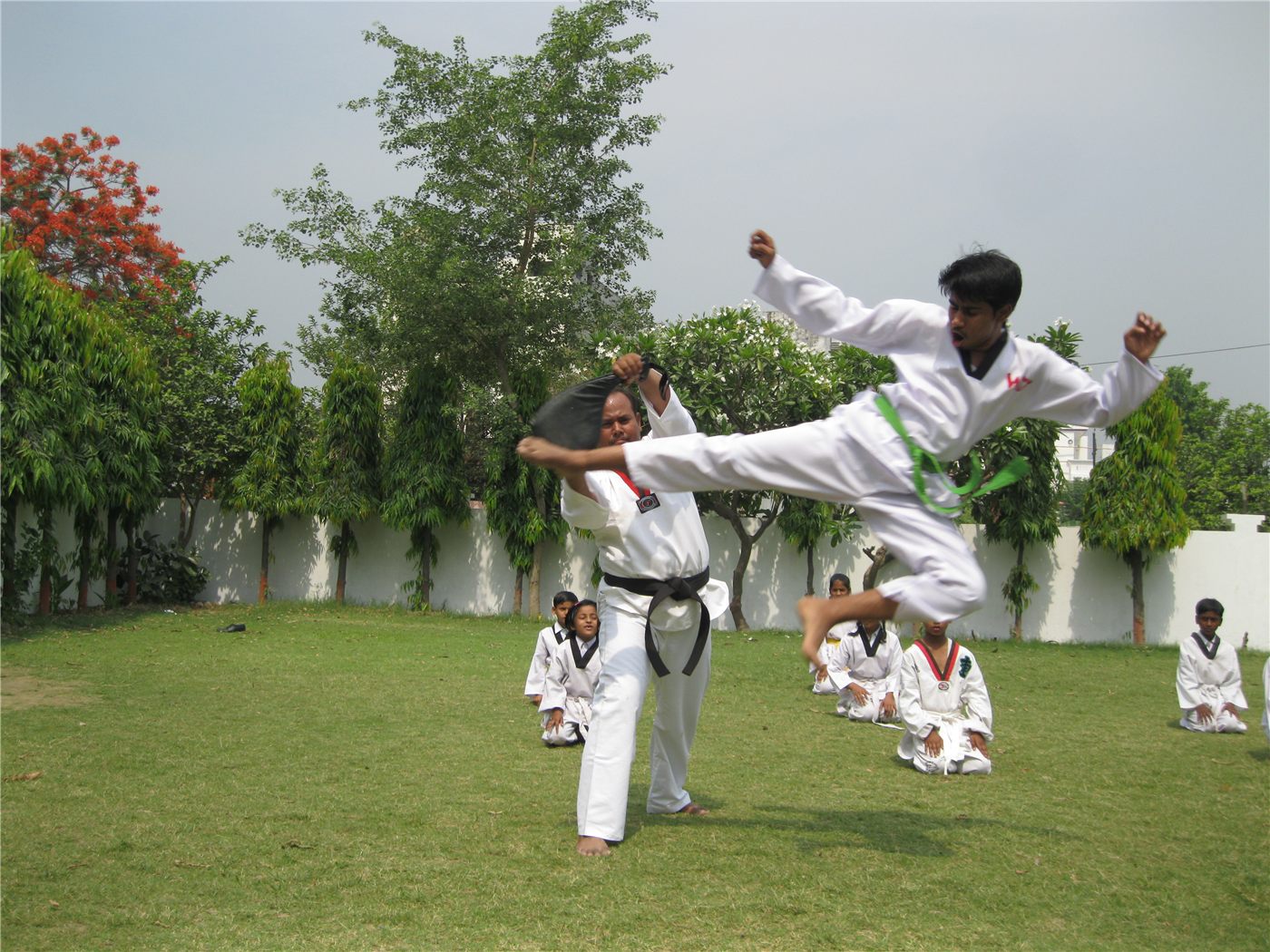 Martial arts and judo at Scholars' Home school Lucknow
